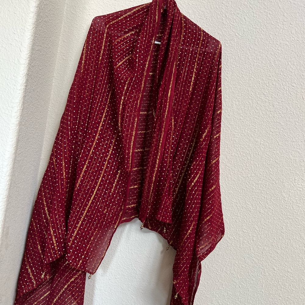 Asian/ Western Multifunctional Duppatta stole scarf veil Wrap For Parties Decor